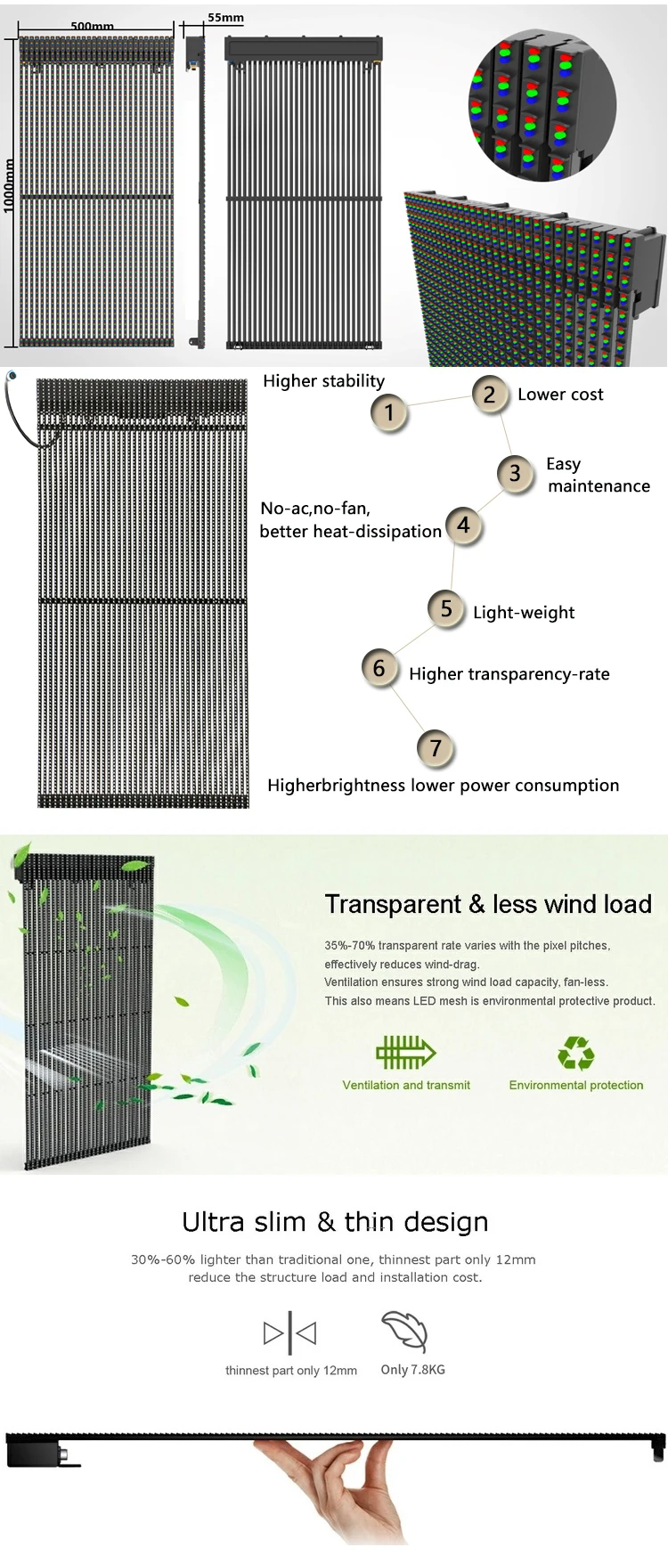 XINTAI LED led mesh screen_11 XINTAI LED led mesh screen_11